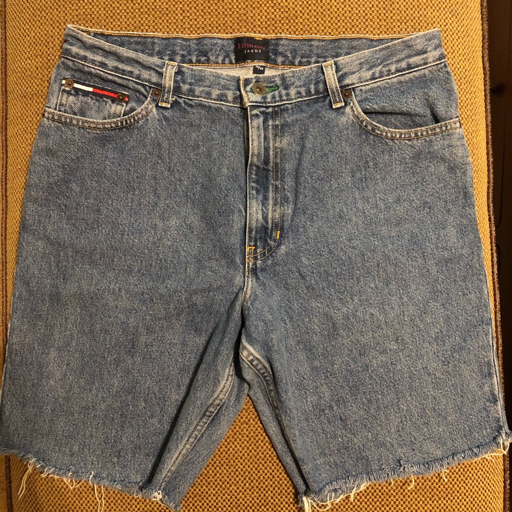 Vintage Tommy Hilfiger Cut off  Shorts, Jorts, Sz 13, Tommy Jeans, pre-owned
